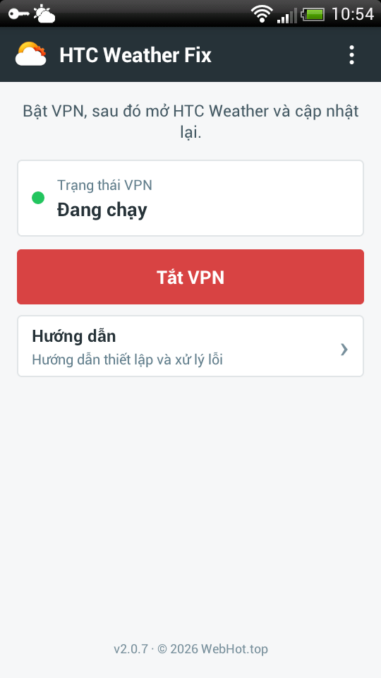 Giao diện HTC Weather Fix